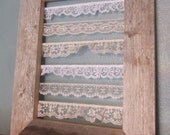Barnboard Jewelry Organizer Frame made from Reclaimed Wood