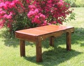 wood pallet coffee table rustic handmade recycled country cottage furniture