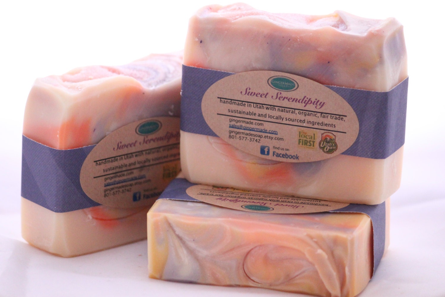 Sweet Serendipity Essential Oil Soap-Vegan-Kaolin Clay-Made in Utah-Anise-Citrus-Lavender