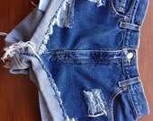 High Waisted Jean Shorts