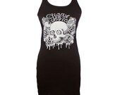 Skull Bodycon Dress - Sugar & Vice original design