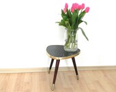 Rare mid century coffee table 1960s retro Germany black and white