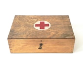 First Aid Kit- wooden box
