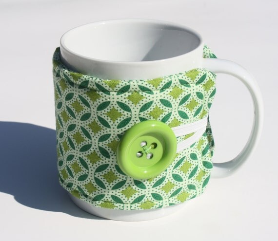 Fabric Cup Cozy Mug Cozy Coffee Cozy Tea Cozy by NuNuBoutique