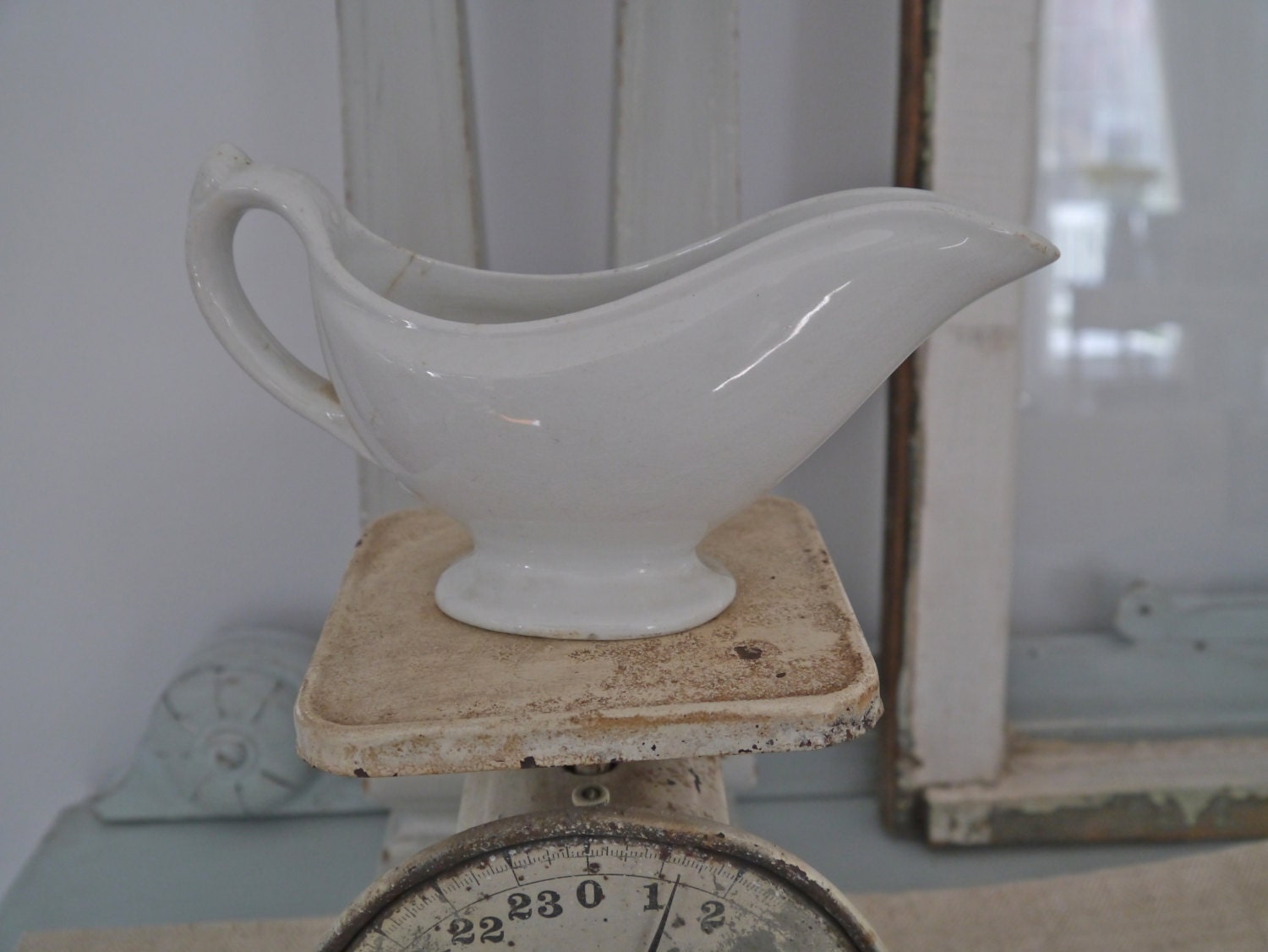 Vintage Ironstone Gravy Boat by Arthur J. Wilkinson, Burslem, England