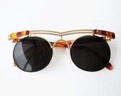 mint vintage dead stock CAZAL tortoiseshell metal frame sunglasses