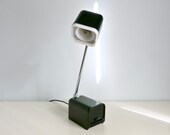 Mid Century Modern Telescopic Desk Lamp - Black - Table Lamp - BAHAG AG, Germany - Mad Men, 1970's, Eames Panton Era, Gift For Him