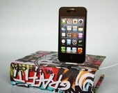 Graffiti in the City iPhone 4 or iPhone 4S Charger, Book Box Dock