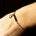 Eléa Bracelet - Swarovski bicone Crystal beaded bar brass star bracelet - Several colors - Friendship dainty bracelet - Modern & Minimalist