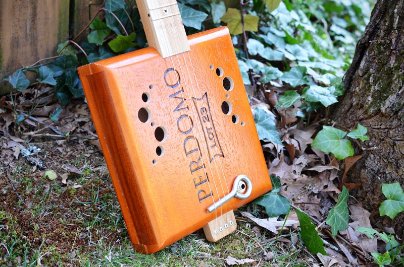Cigar Box Guitar - 4 String, Fretted