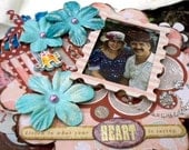 Custom Scrapbook Mini Album Premade Pages - Mother's Day Gifts - Wedding Gifts - Virtuous Woman - Proverbs 31:10-31( chipboard )