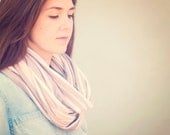 Neutral Stripped Scarf