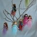 Special Item for Dene9 Waldorf inspired needle felted hanging fairies