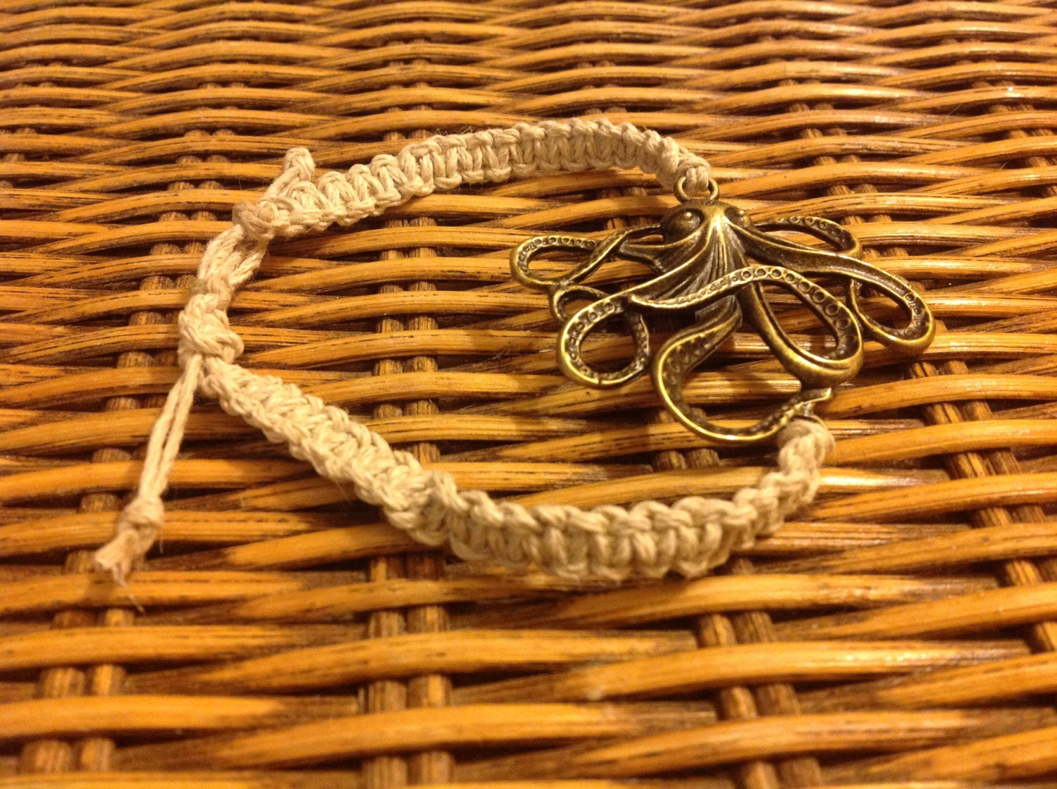 Octopus Hemp Weaved Bracelet