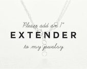 add an extender chain - simple delicate handmade jewelry by fancy lemon