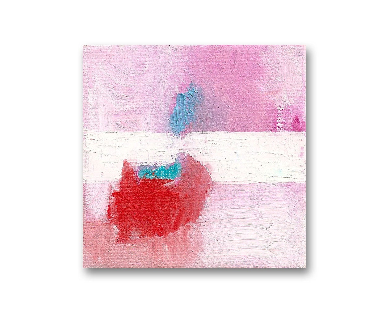 Original oil painting - Mini canvas art 3"x3"