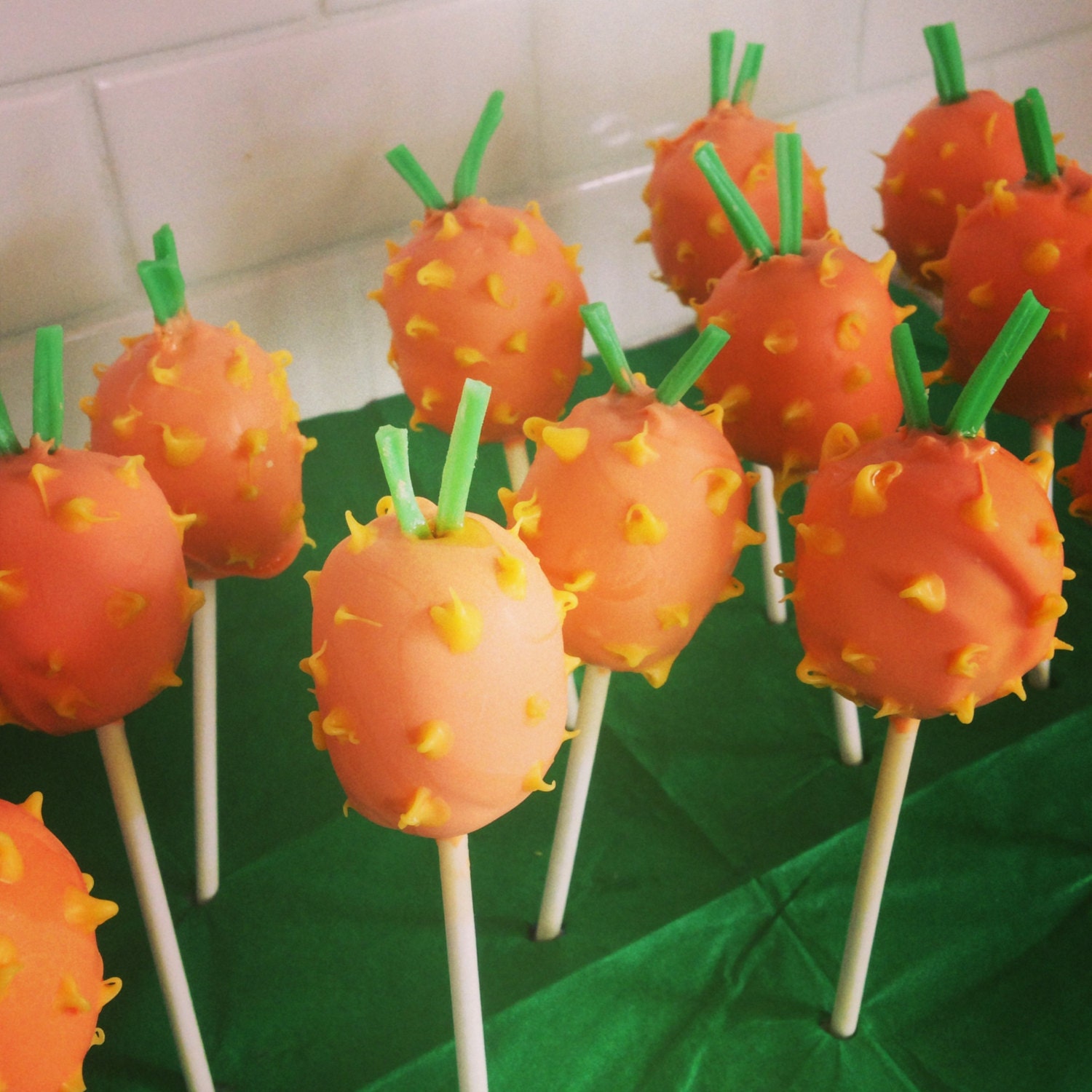 Pineapple Cake Pops-Made to Order 1 dozen