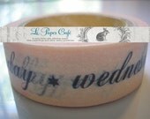 DAYS OF the WEEK Washi Tape - Decorative Pattern Masking Tape - 15mm x 10m