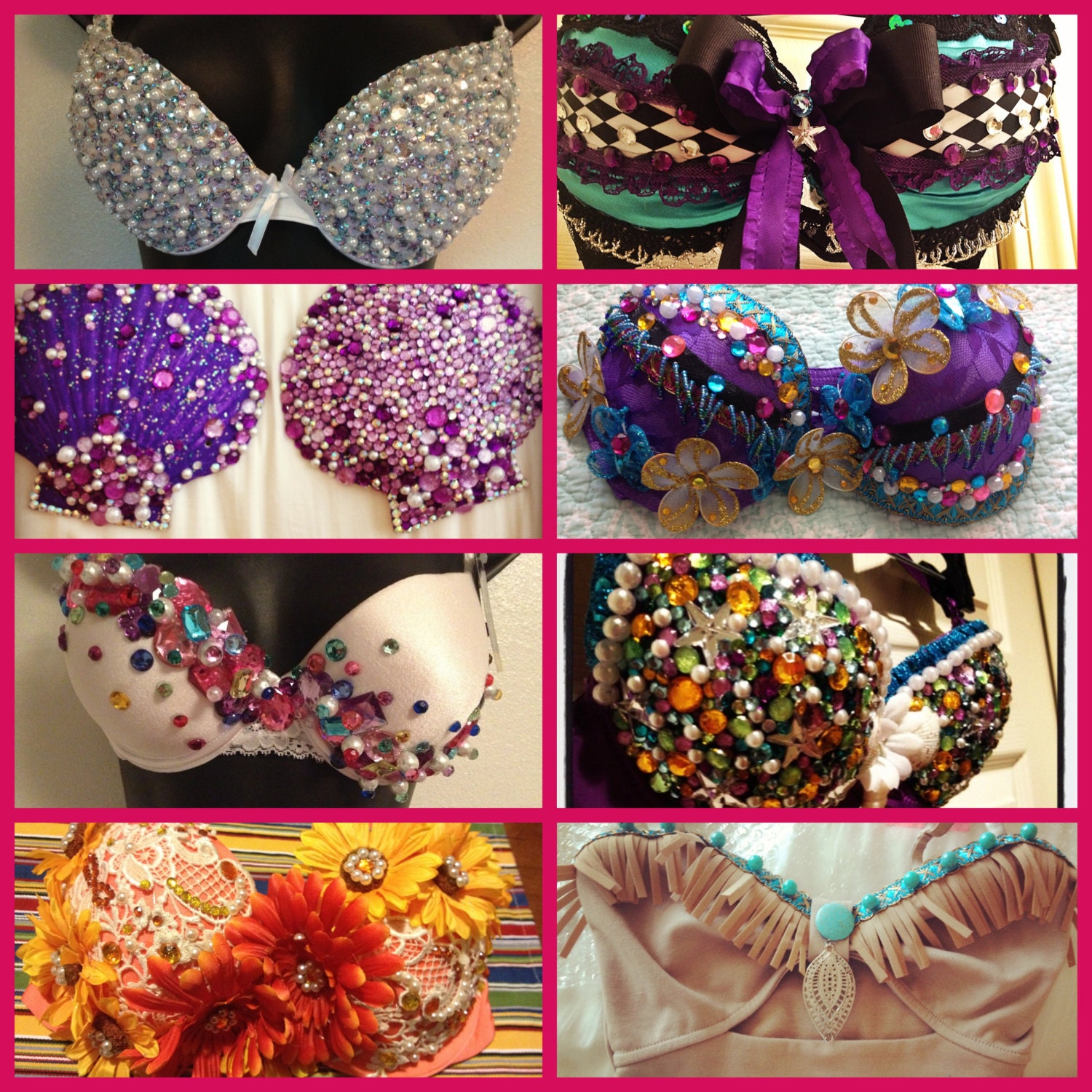 Items Similar To Sample Sale Edc Custom Rave Bra On Etsy