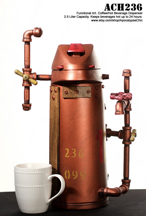 Hand Crafted Coffee and Hot Beverage Dispenser
