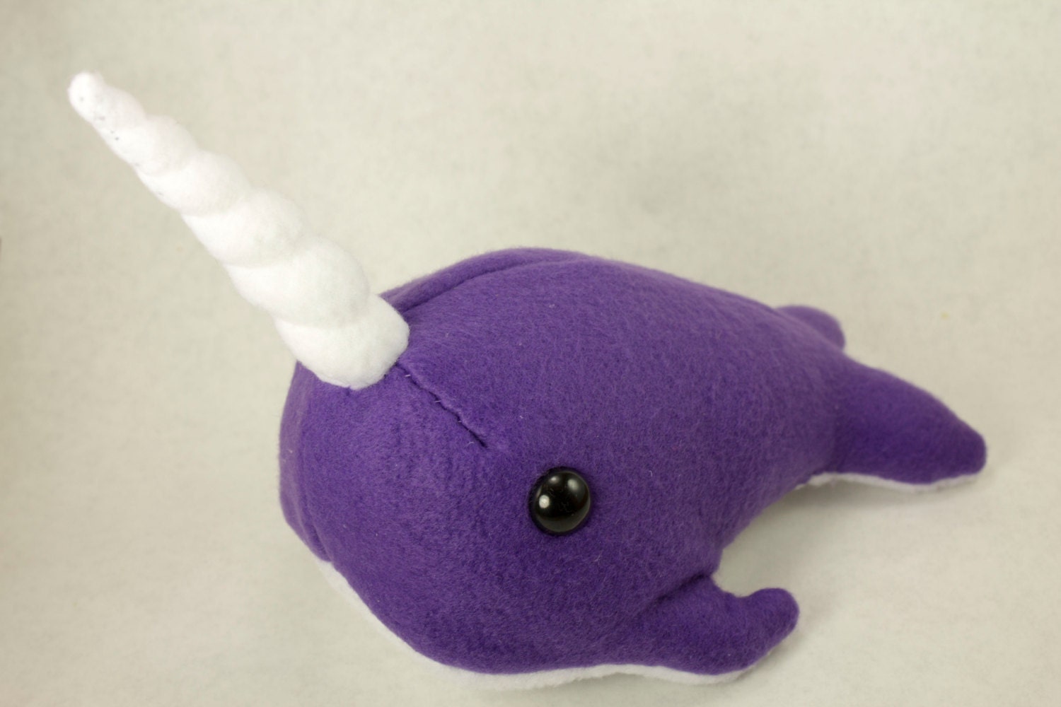Narwhal Plush in Purple - Large