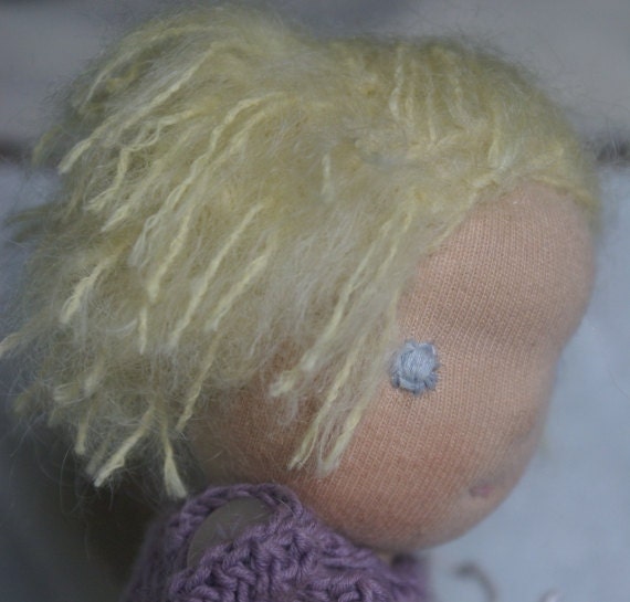 Waldorf doll - organic - SALE -  small waldorf doll - 8 inch waldorf doll - organic waldorf doll - Puppen - Steiner doll