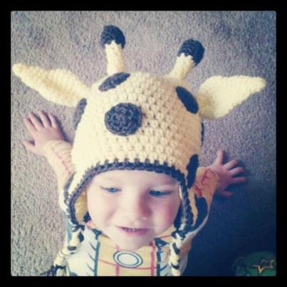 Giraffe Earflap Hat