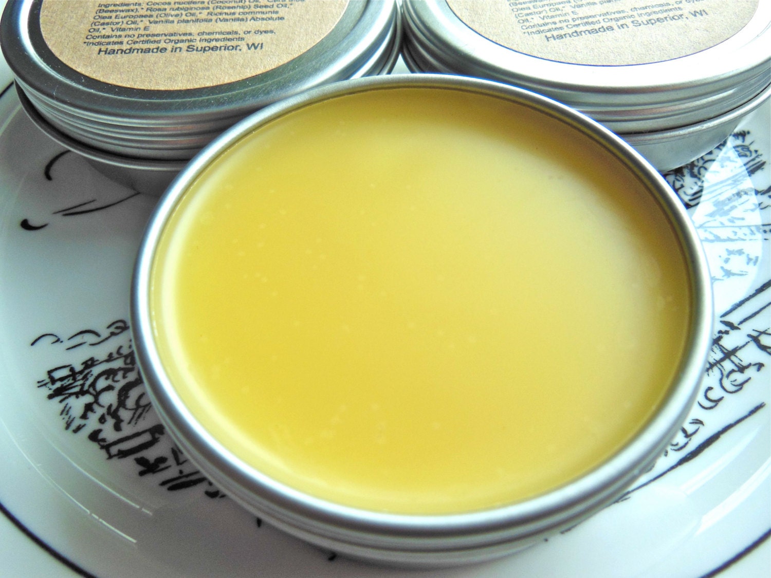 ORGANIC Vanilla Coconut  Moisturizer... Face and Body. Certified organic in 2 oz tin.