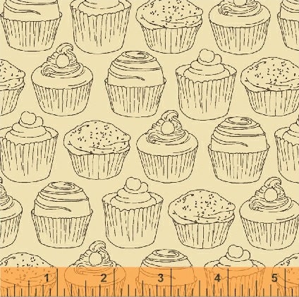 Cupcake  from Love at First Bite by  Windham Fabrics -Fat Quarter