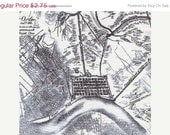ON SALE New Orleans Map in White from Timeless Treasures- Fat Quarter