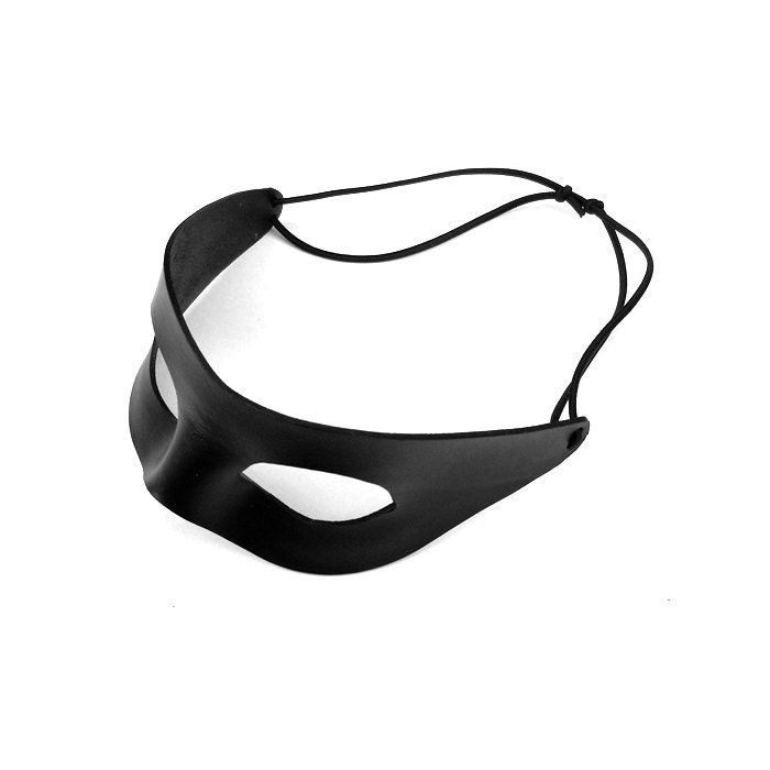 Black Leather Mask Lone Ranger Domino Simple Small Masquerade Robin Batman Hit girl Carnival Mardi gras Halloween Cosplay Cat Burglar
