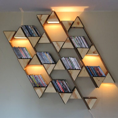 Items similar to Hex Shelf & Lighting on Etsy
