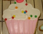 Cupcake Decorated Sugar Cookies - 1 Dozen