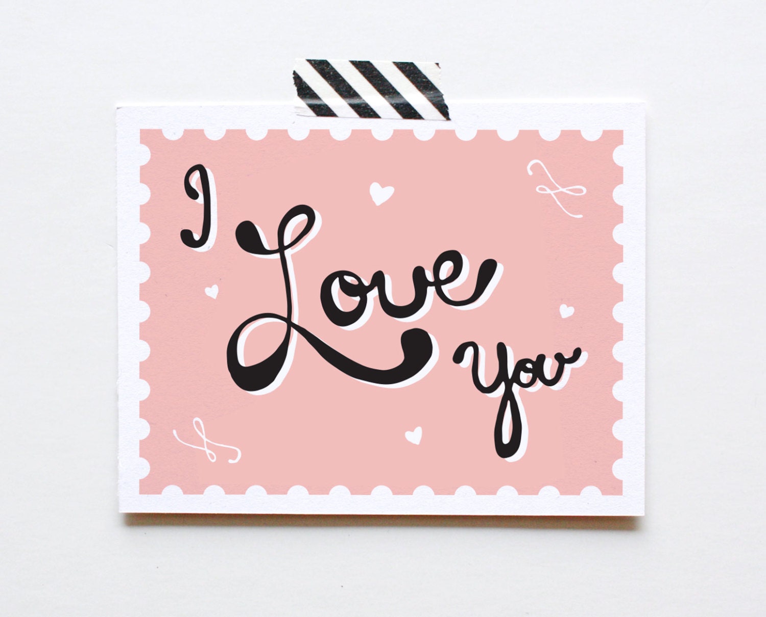 I Love You Card, Friendship, Anniversary, Wedding