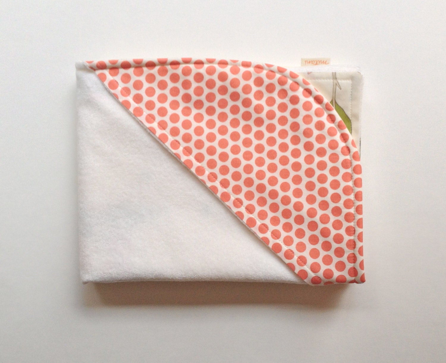 sweet fields organic bamboo baby terry hooded towel & washcloth set