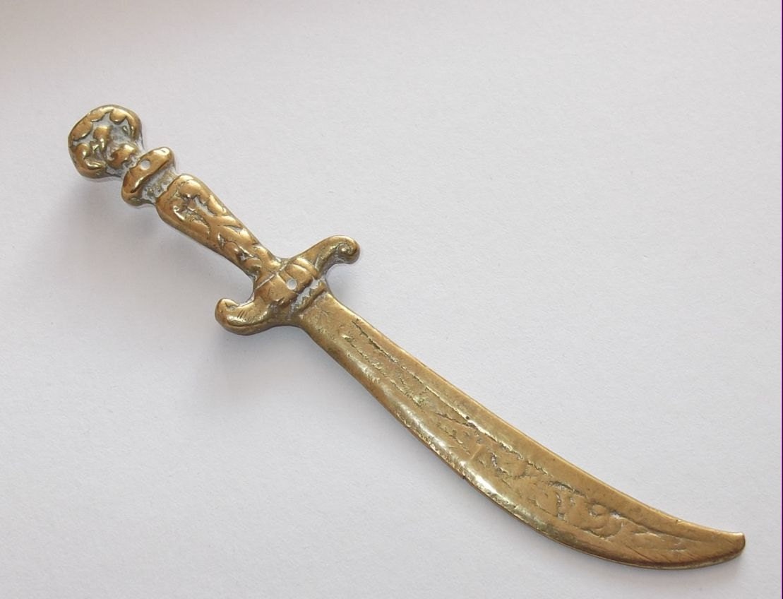 SALE Rare stunning Antique Sword   Old world  Vintage  Collectibles  Home decor   Altered art   Mixed media  Supplies  Dagger   Knife