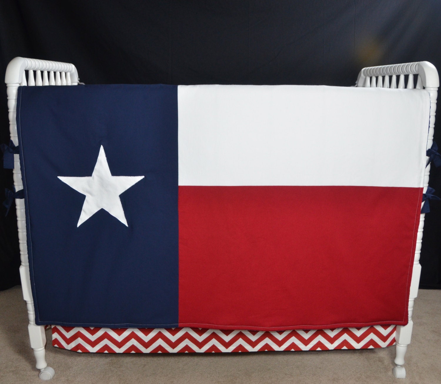 Texas Flag Toddler Blanket -(40"x52")