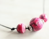 Colored Wooden beads Necklace