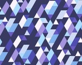 Constellations Collection - Lizzy House for Andover - Supernova in Purple - Half Yard