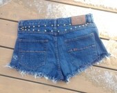 Brass Studded Ralph Lauren Shorts