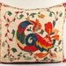 19x22 Vintage Hand Embroidered Uzbek Suzani Pillow MSP117-5