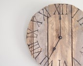 Rustic Small Pallet Clock - Reduced