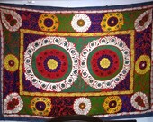 vintage suzani throw suzani rugs suzani bedsheet handmade suzani