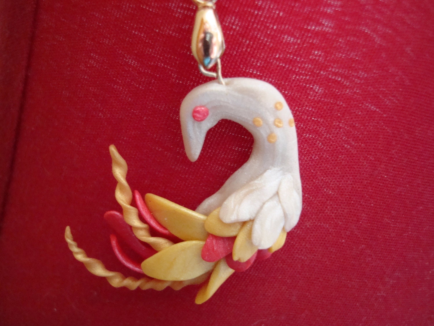 Pearl phoenix pendant