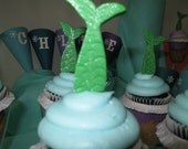 Fondant Mermaid Tails - Mermaid cupcake toppers Il_170x135