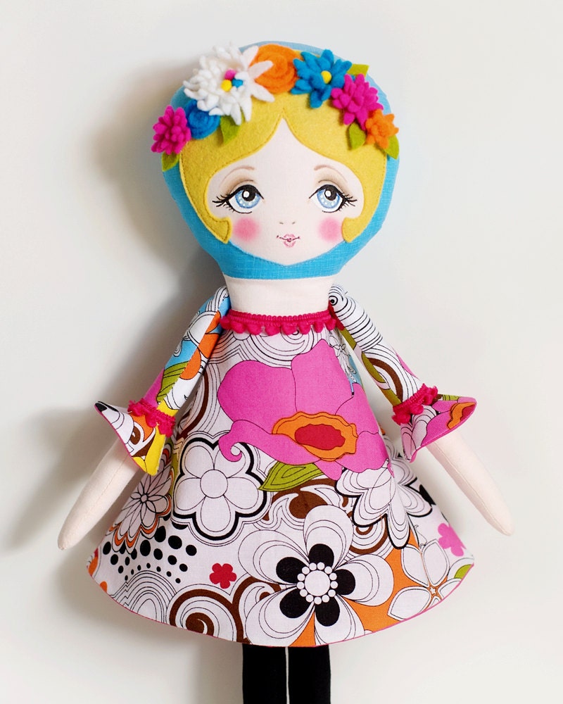 Poppy - PDF Pattern Cloth Doll