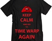 Rocky Horror Picture Show Keep Calm Mens Tshirt