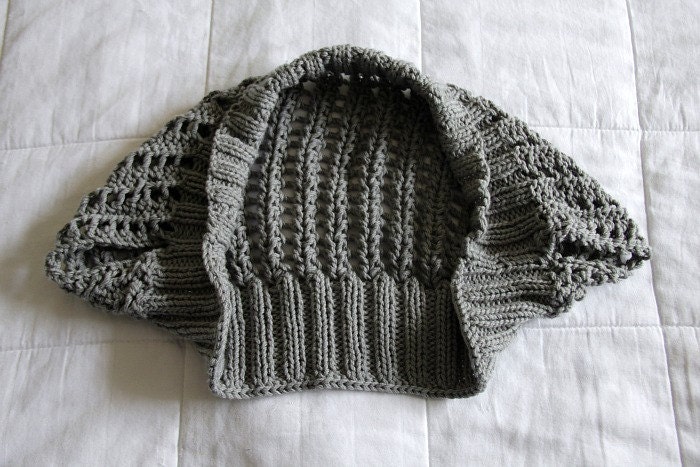 Little Girl's Lacey Cotton Bolero Jacket