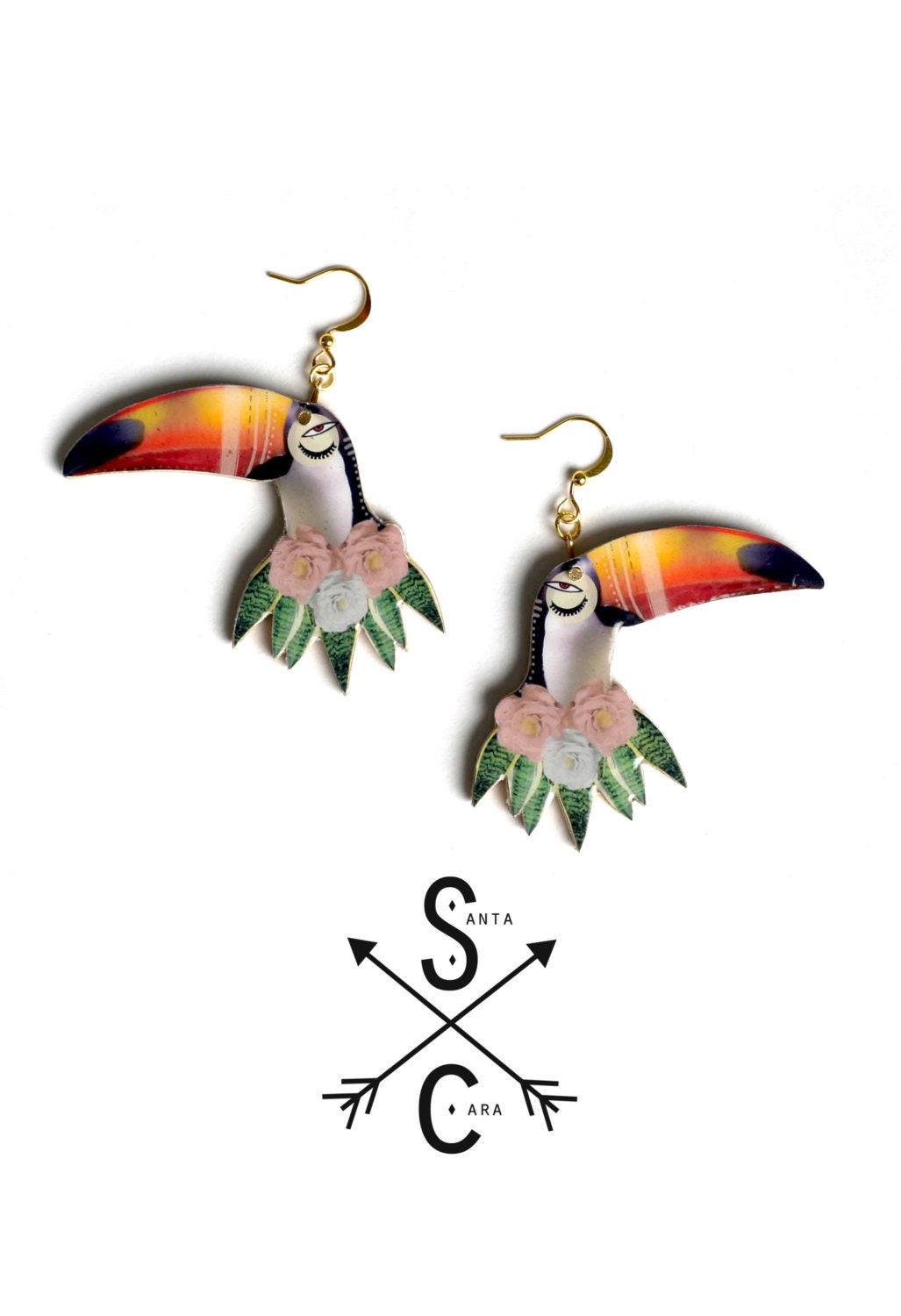 Earrings TOUCAN
