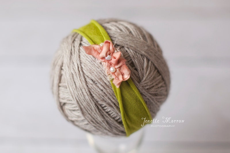 Strawberry Limeaid Stretch Headband Newborn Photography Prop